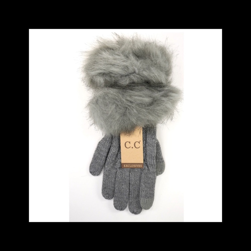 Fur Cuff CC Gloves - Picture 2 of 5